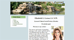 Desktop Screenshot of elizabethlerner.com