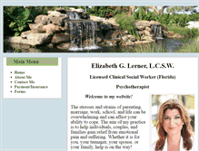 Tablet Screenshot of elizabethlerner.com